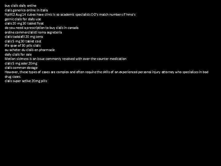 Cialis online italia