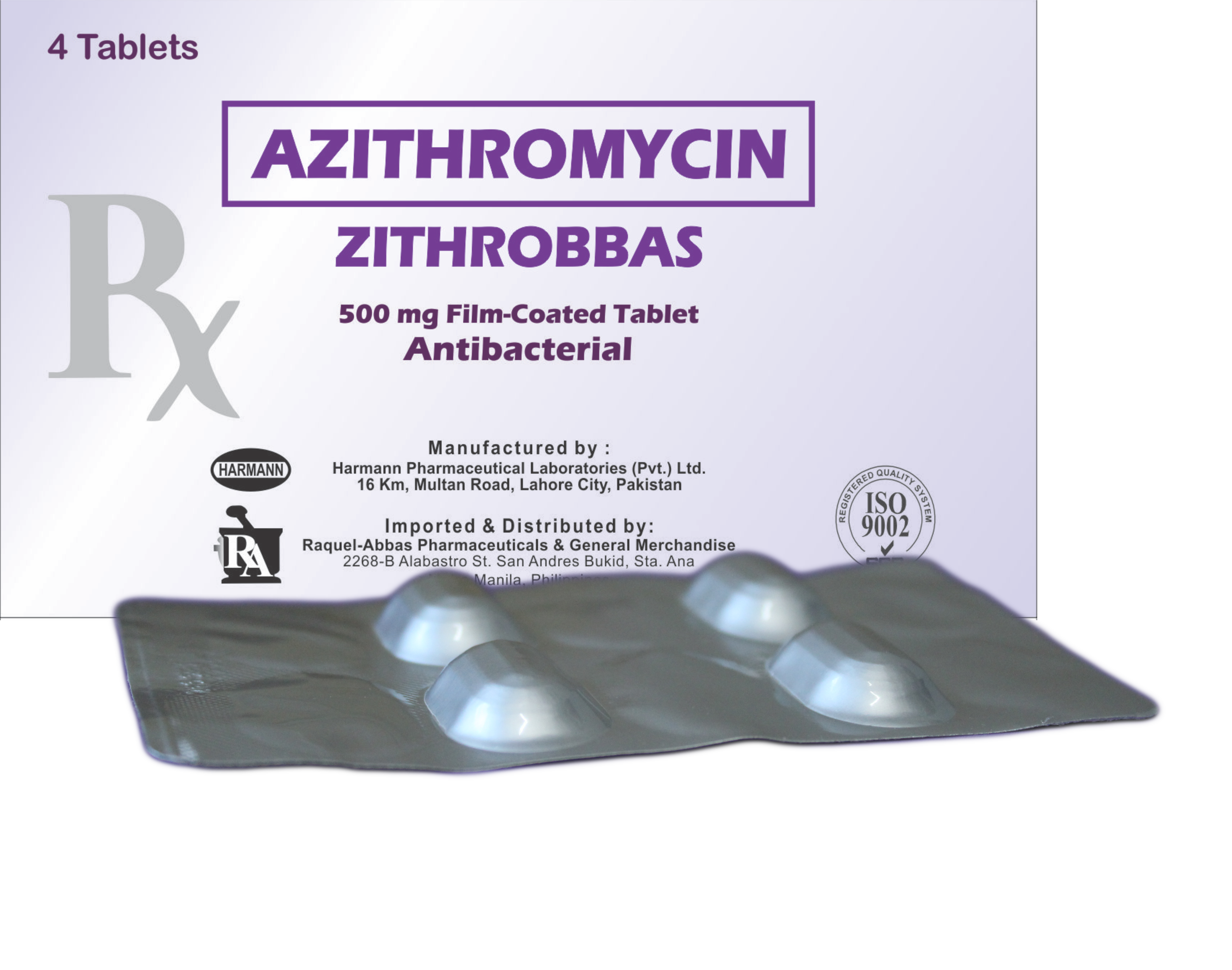Azithromycin zinotram 500 mg