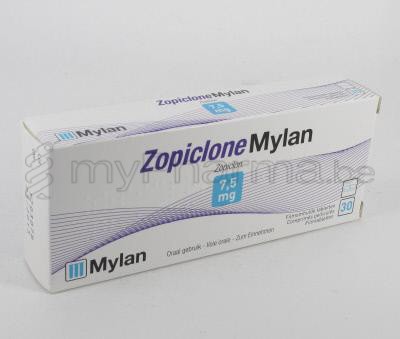 Prix zopiclone 7.5 mg