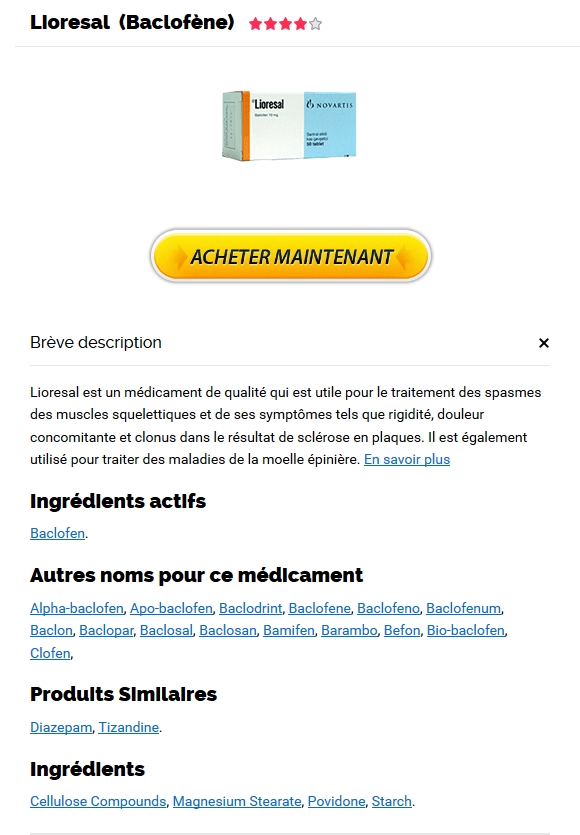 Baclofène Où Acheter