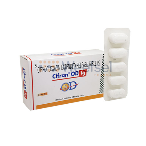 Ciprofloxacin er 1000 mg