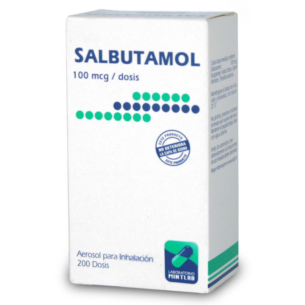 Salbutamol de 100 mcg