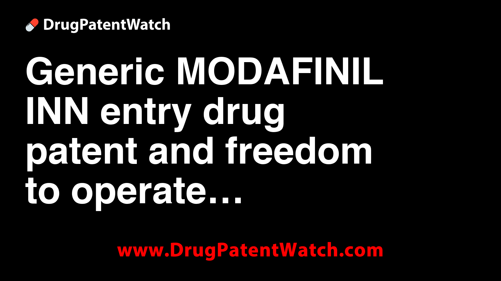 modafinil légal en france