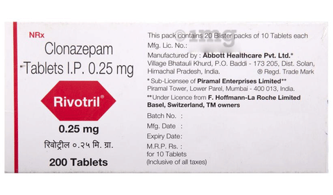 Rivotril 0.25 Mg Online