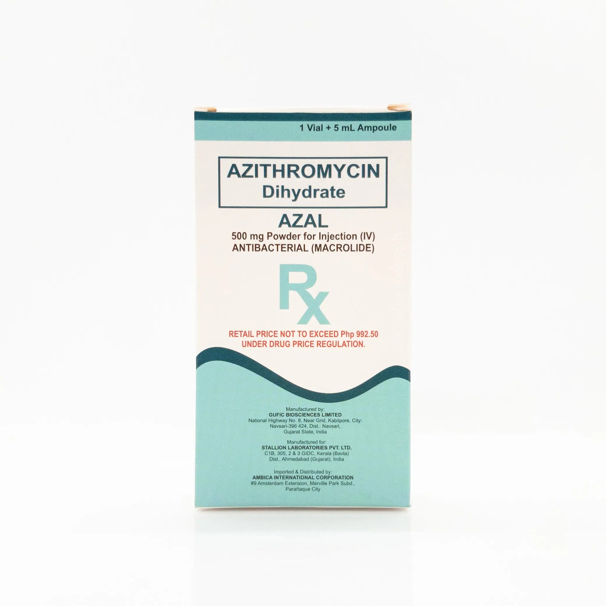 Azithromycin 500 mg iv