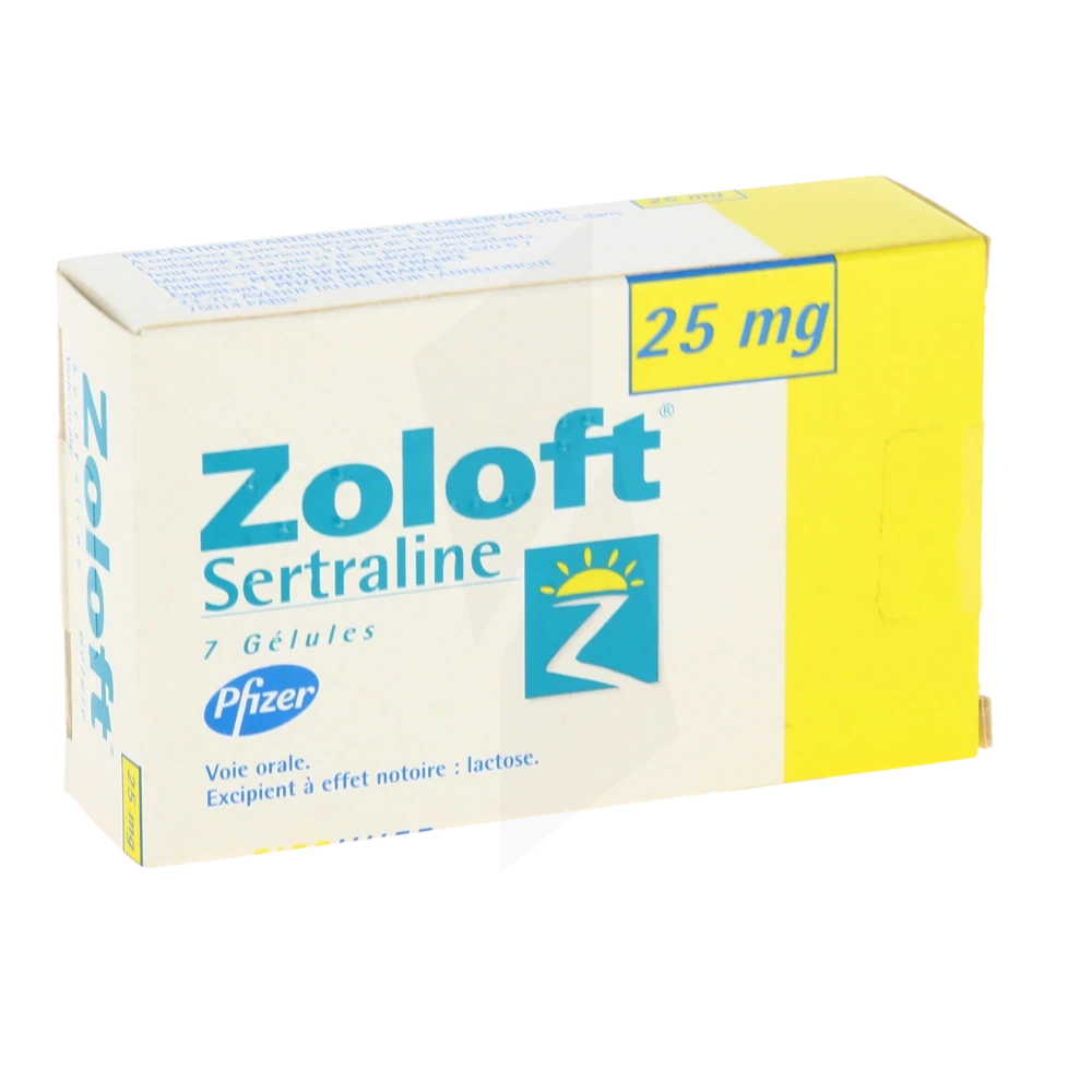 sertraline 25 mg gélule