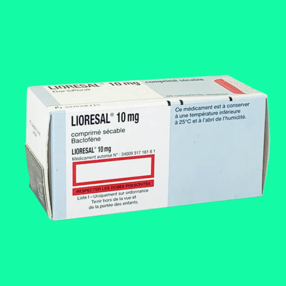 Lioresal de 10 mg