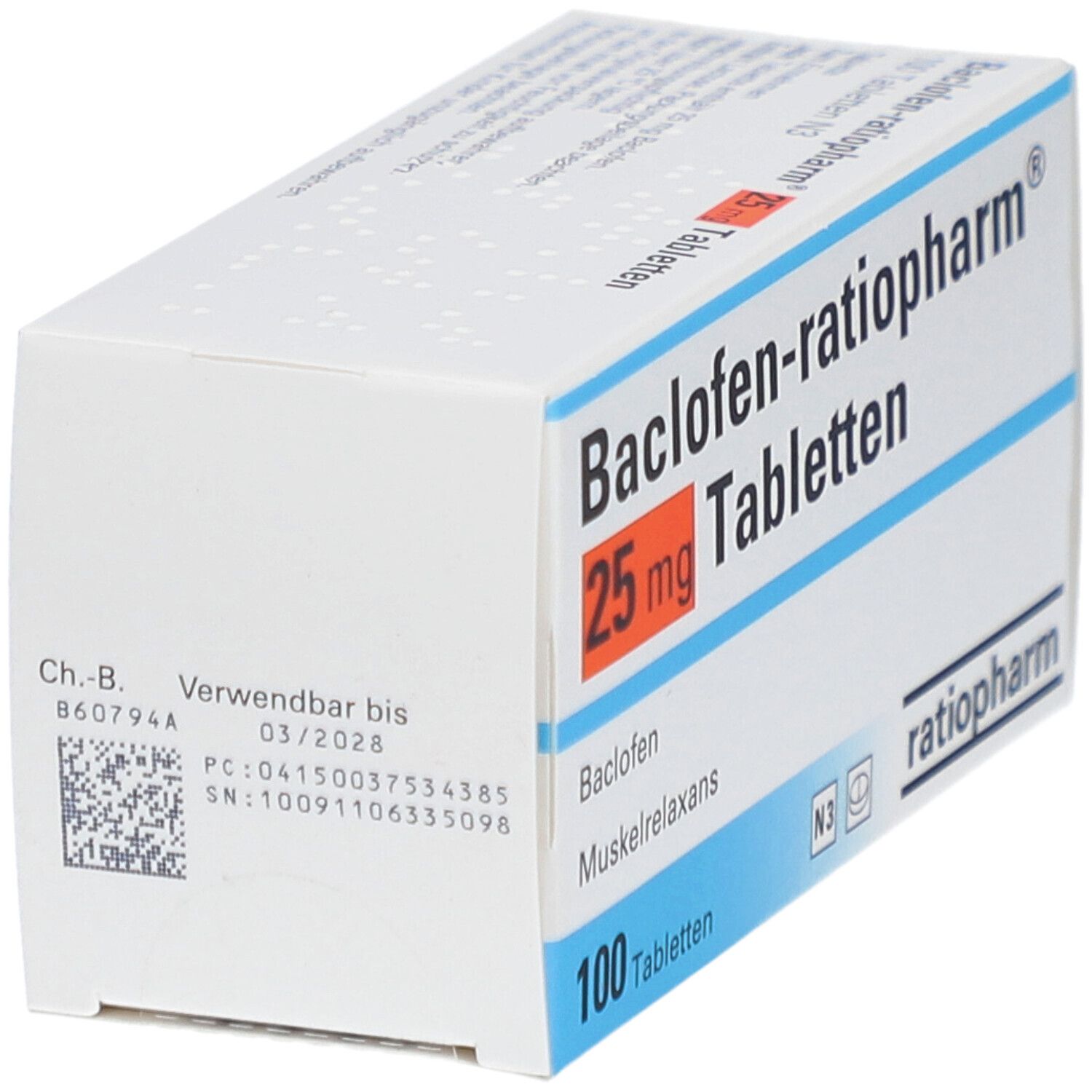 Baclofen pilules