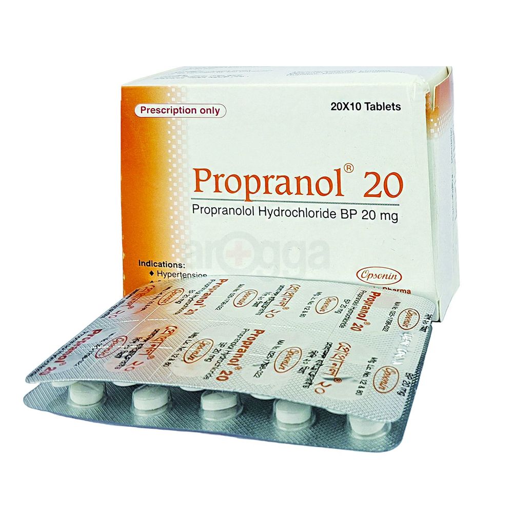 Propranolol 20mg