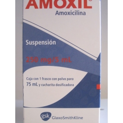 Amoxil de 500 mg susp 75 ml