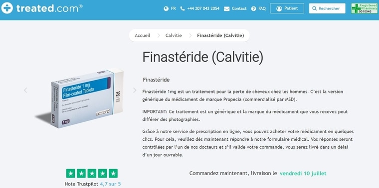 finastéride online acheter