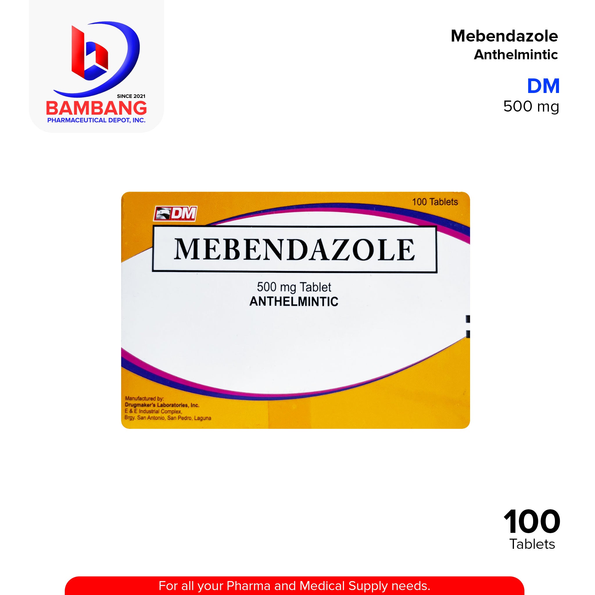Mebendazole générique