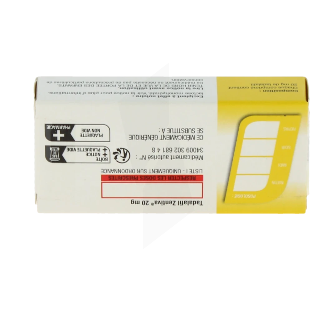 tadalafil 20mg boite de 8 prix