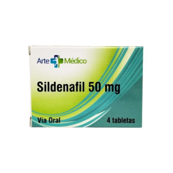 Sildenafil 50 mg 4 tabletas