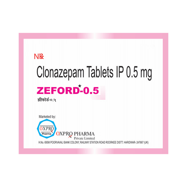 Clonazepam 0.5mg