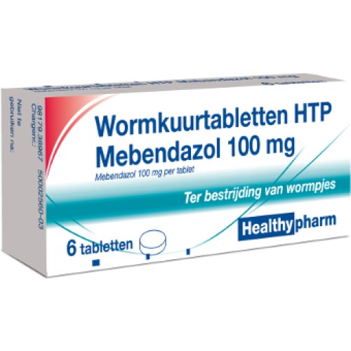 Mebendazole de 100 mg