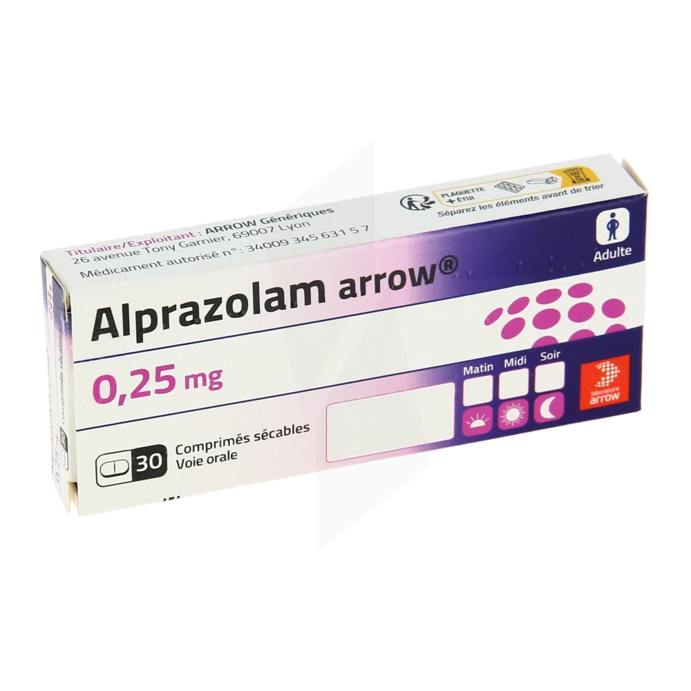 Generique Alprazolam 0.25