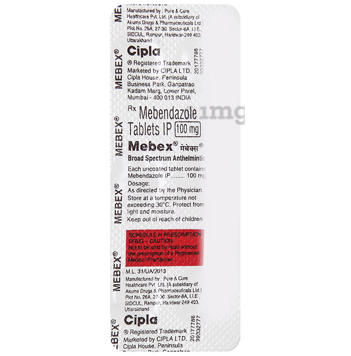Achat De Mebendazole
