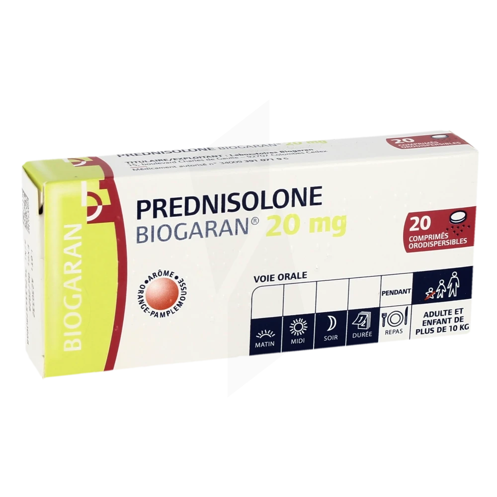 Prednisolone est le generique de quel medicament