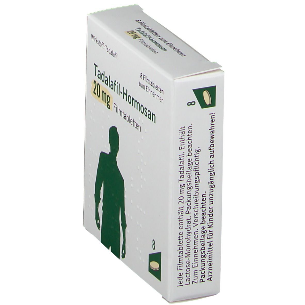 Tadalafil 20 mg 8 comprimés