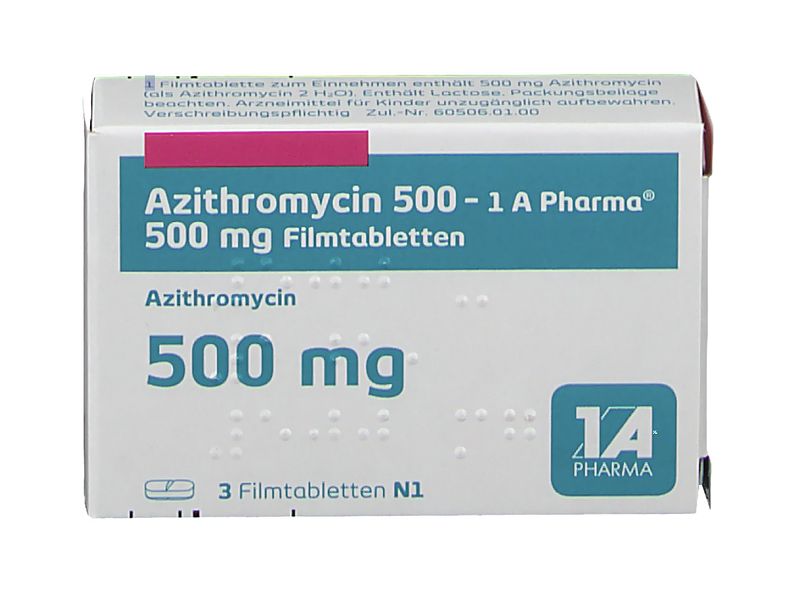 Azithromycin 2 x 500mg