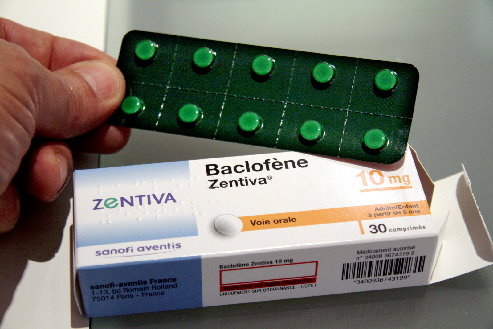 Baclofène 10 mg prix