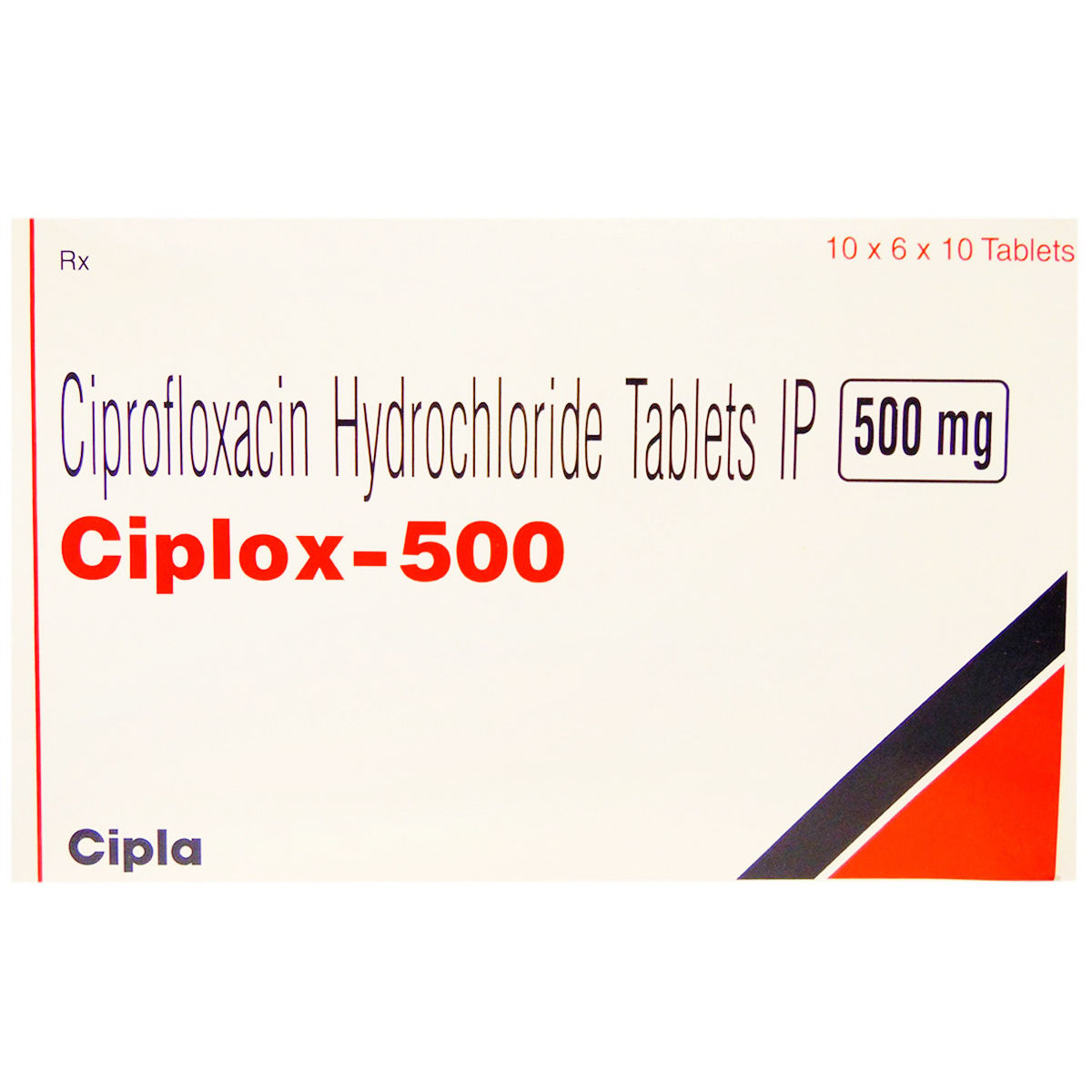 ciprofloxacin 500 mg od
