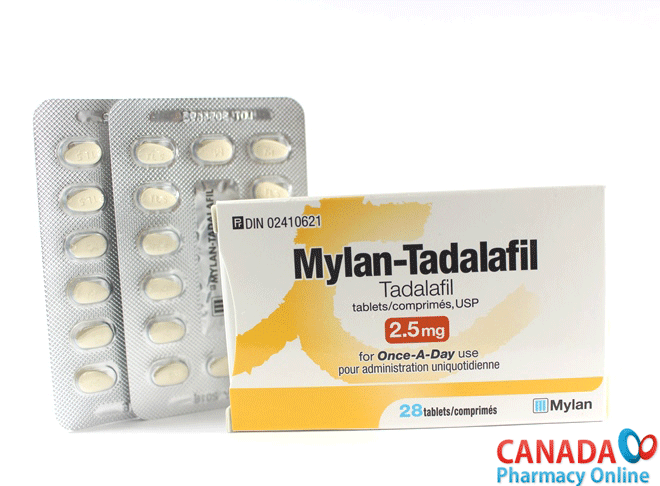 Tadalafil mylan 2.5 mg