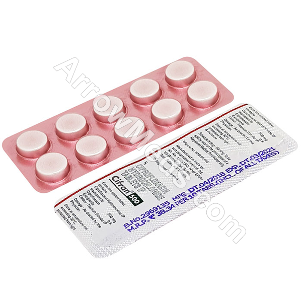 Ciprofloxacin 500mg & ornidazole 500 mg