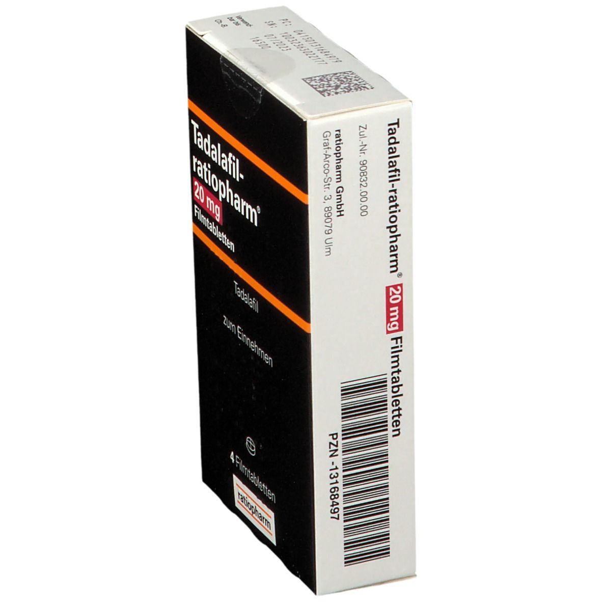 Tadalafil 20mg boîte de 8
