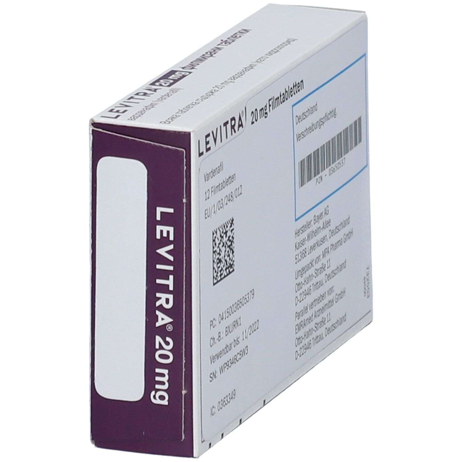 Levitra 20 Mg