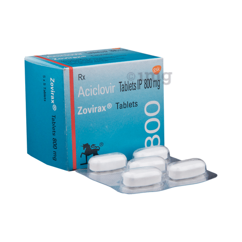 Zovirax de 800 mg