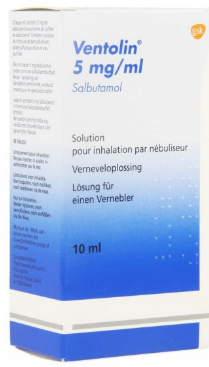 Ventoline salbutamol prix