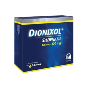 Sildenafil 100mg 4 tabletas