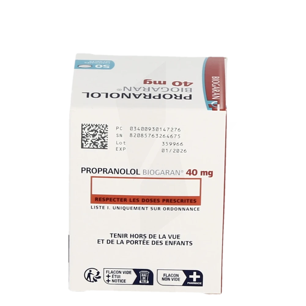 Propranolol 40 mg biogaran
