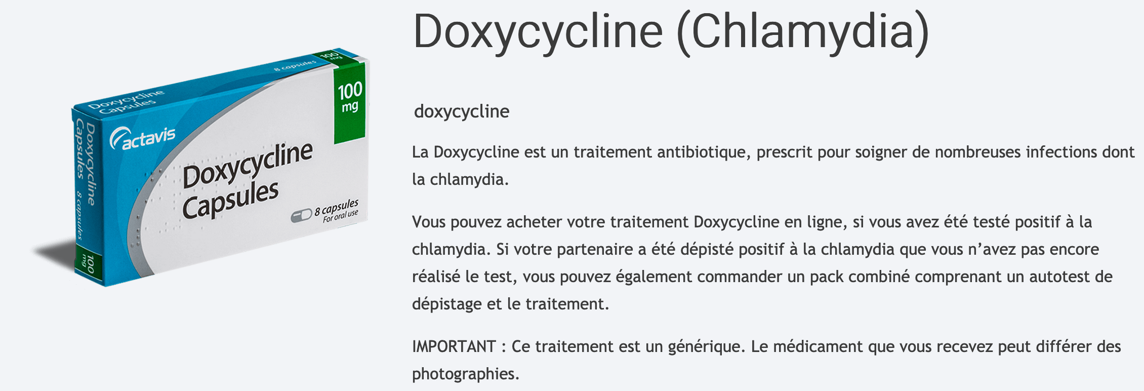 Prix De Doxycycline