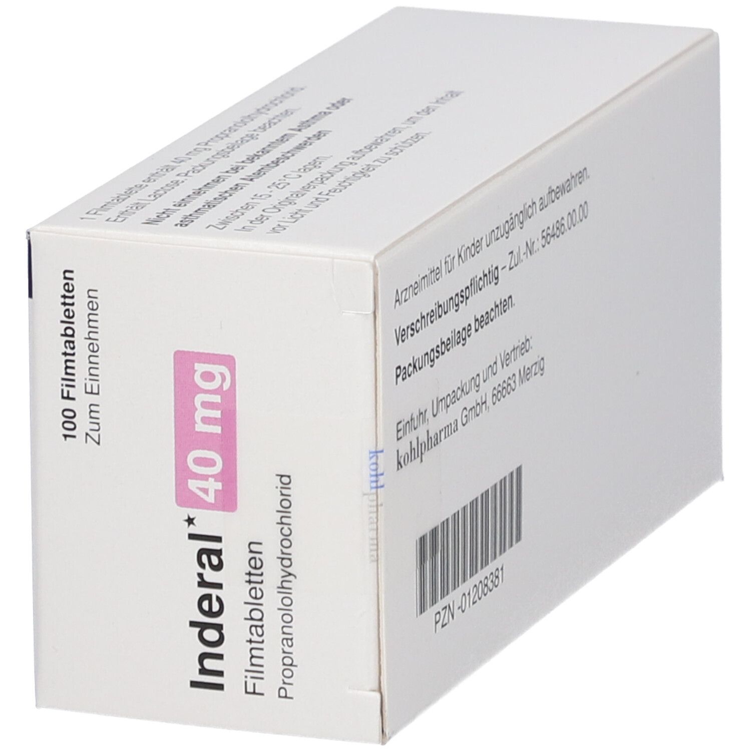 Inderal prix