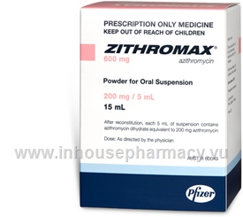 azithromycin 250 mg/5 ml