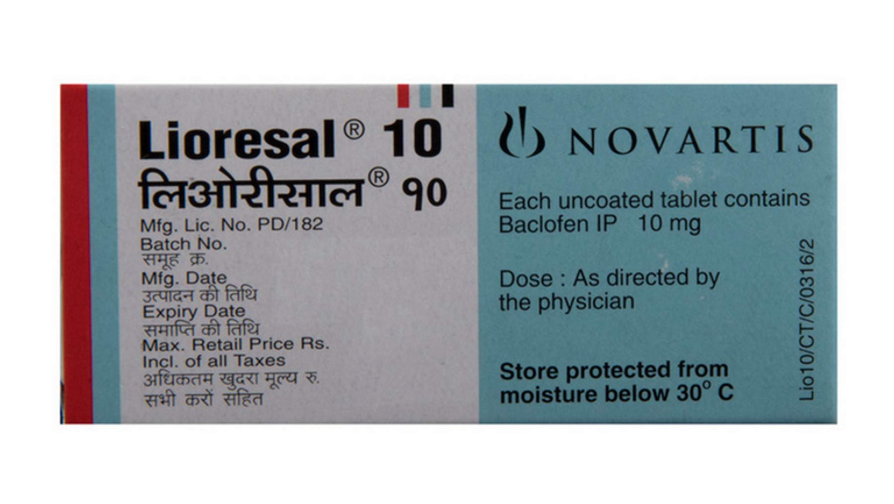 lioresal de 10 mg