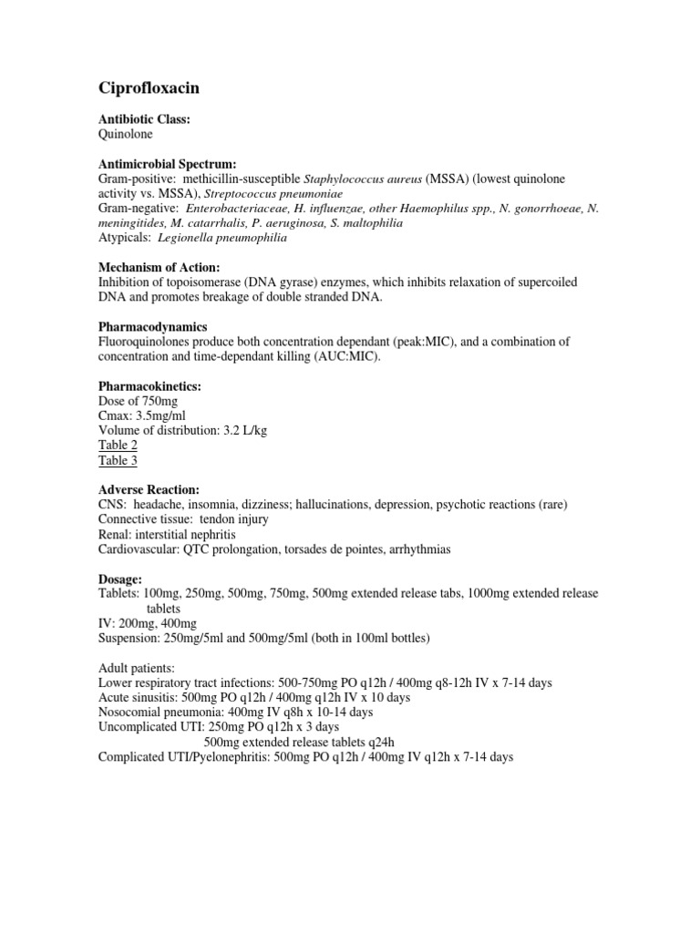 ciprofloxacin hexal 750 mg