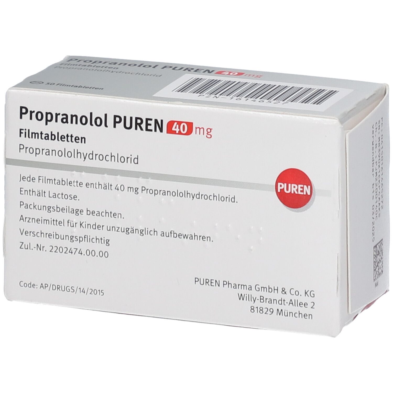 Propranolol 40mg original