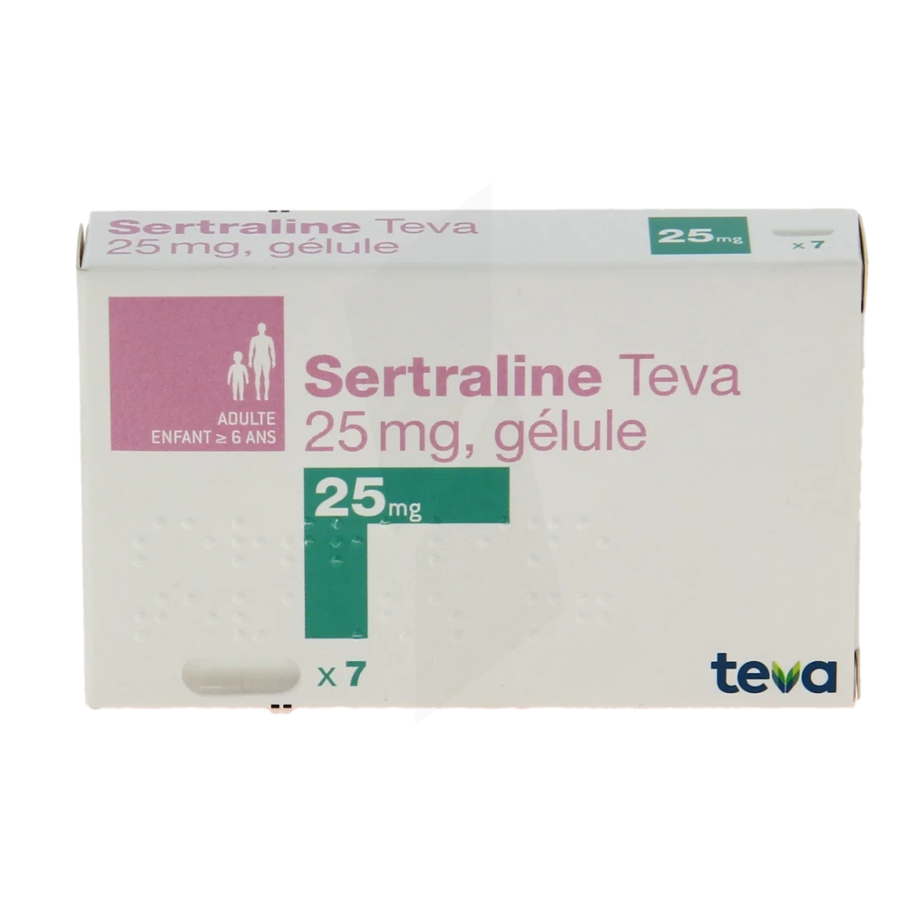 Sertraline chlorhydrate 25 mg