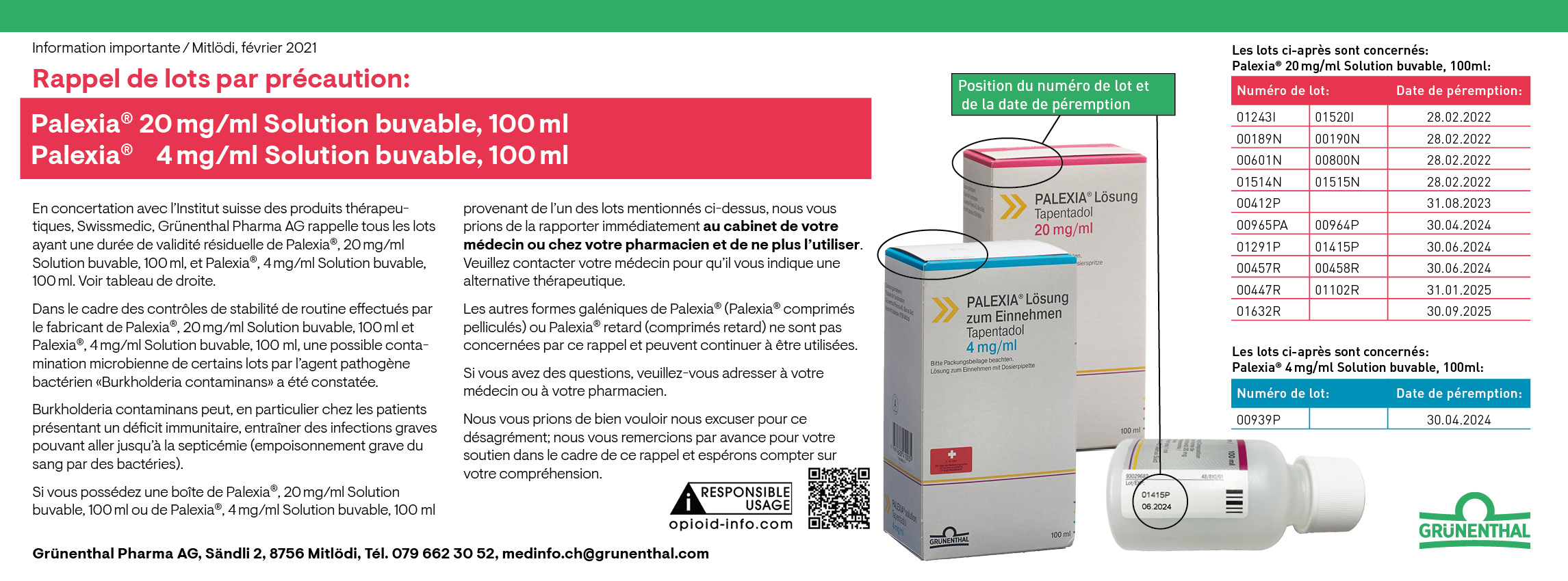 Ordre palexia