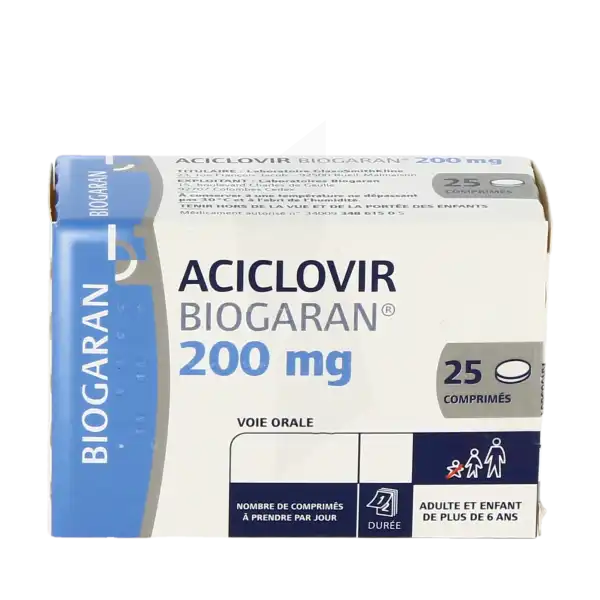 Acheter aciclovir générique