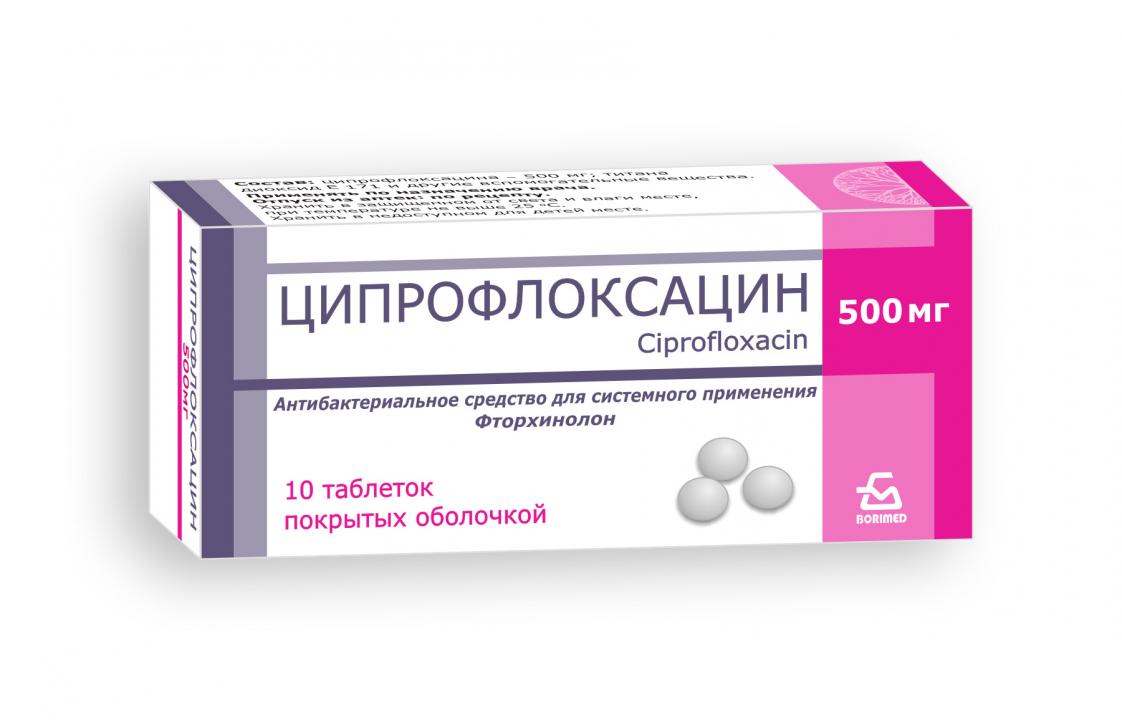 ciprofloxacin 500 mg hcl