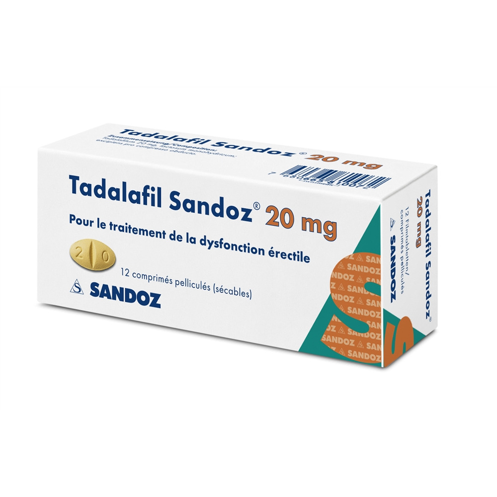 Tadalafil 20 mg sandoz