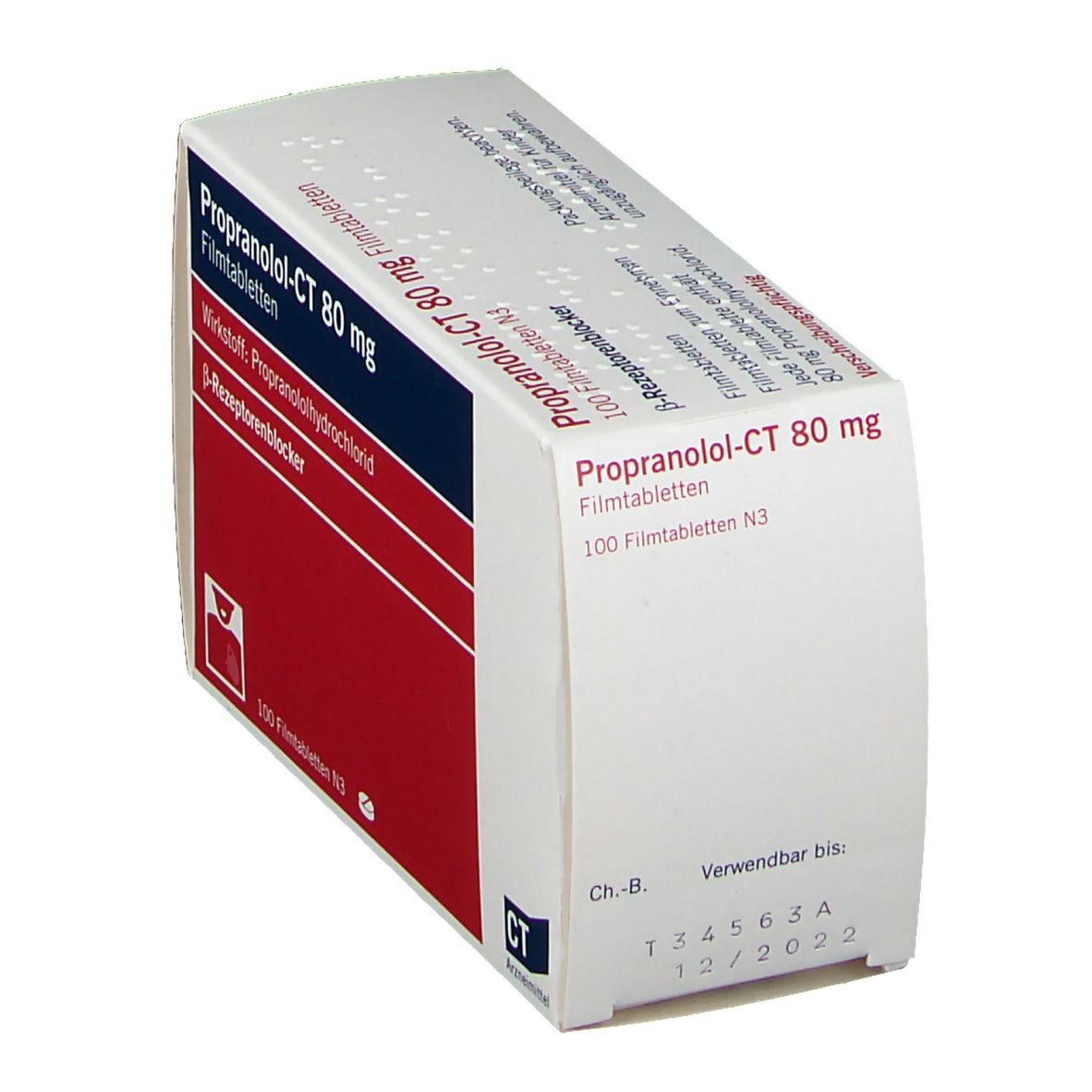 Propranolol 80mg spc