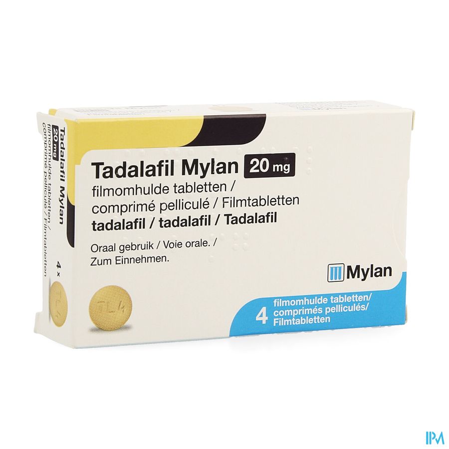 Tadalafil 20mg Boîte De 8