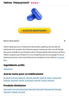 coût valtrex