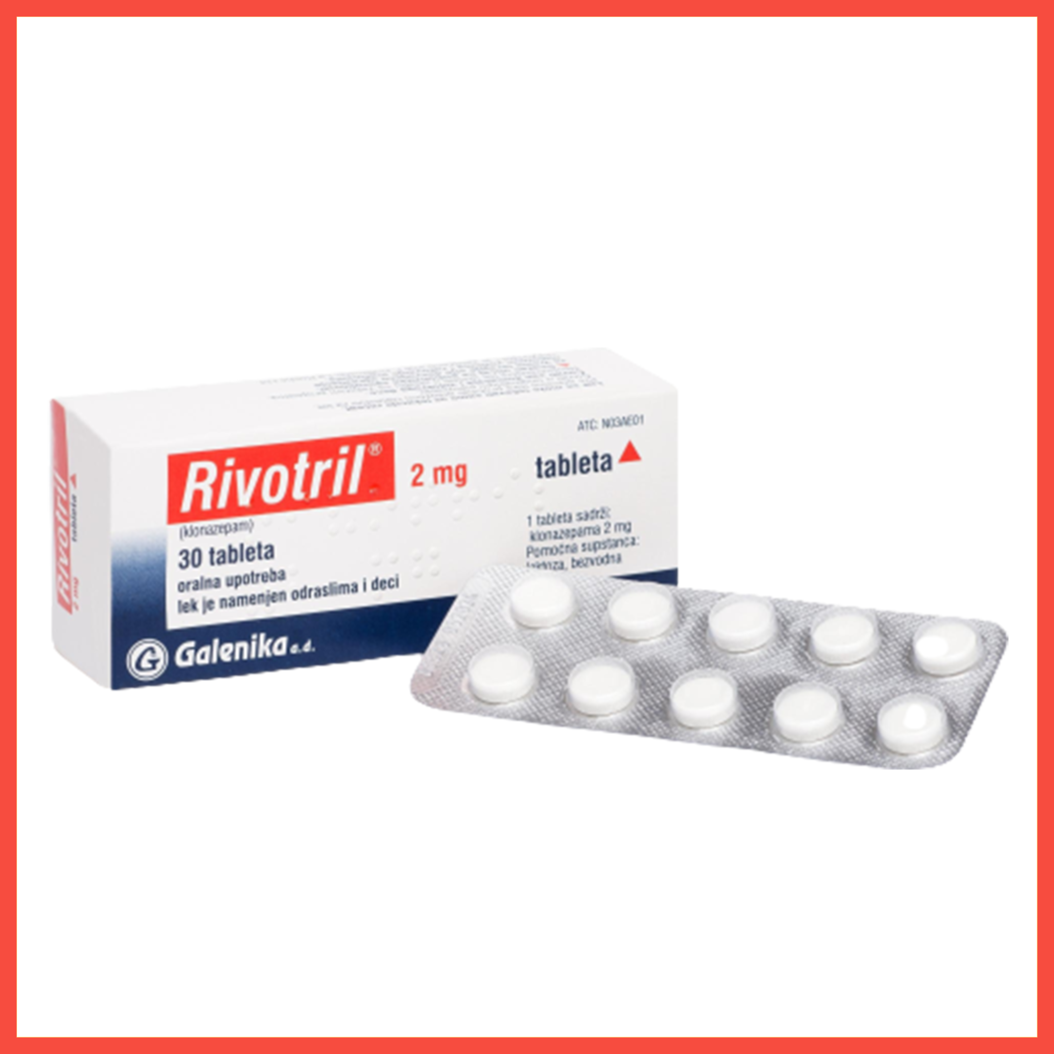 Rivotril 2 Mg France